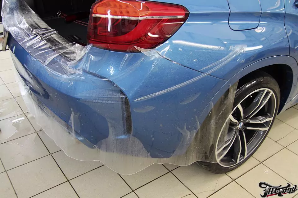 BMW X6M. Защита кузова от сколов полиуретаном Suntek PPF.